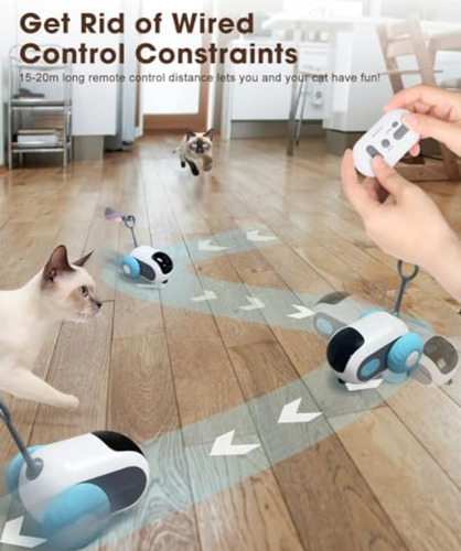 Coche Inteligente Con Ratón Robot De Control Remoto Para Gat