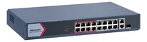 Comprar Switch 16 Puertos Poe 10\u002F100 2 Puertos 1gbps 130w Hikvision