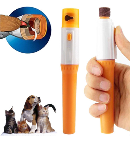 X2 Lima Cortauña Mascotas Perros Gatos Ergonómica Silenciosa Color Amarillo Tamaño De La Mascota Recomendado Pequeño - Mediano - Grande