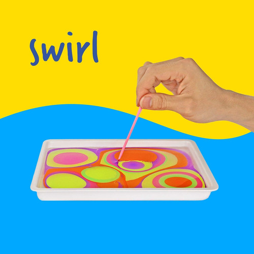 Kit De Pintura Para Niños De 6-1 Con Juego De Marbling