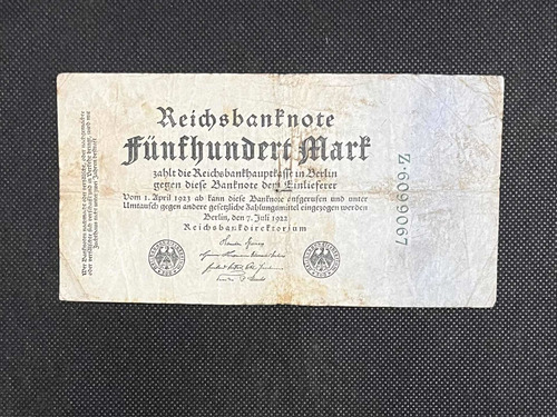 Imagen 2 de 4 de Alemania - 500 Marks - Año 1922 - P #74