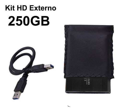 Hd Externo Case Portátil 250gb Usb