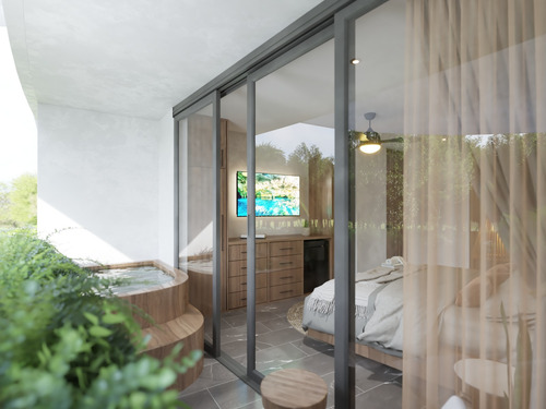 ¡tu Paraíso En Tulum! Departamento Moderno Con Vistas Increíbles