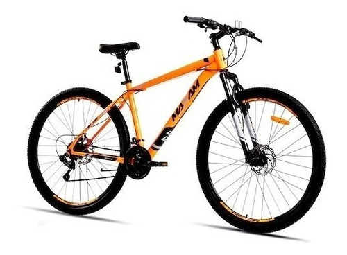 Imagen 2 de 2 de Mountain bike Motomel Maxam 90 R29 17" 21v frenos de disco mecánico cambios SUNRUN QD35A y Shimano Tourney color naranja/negro
