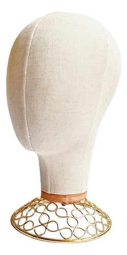 Multipurpose Wig Head Hairpiece Manikin Hats Stand Aureate