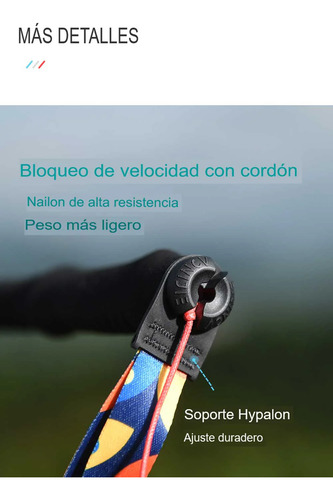 Bastones Aluminio Plegables Trekking Senderismo 2pcs Aonijie Azul-rojo/120cm