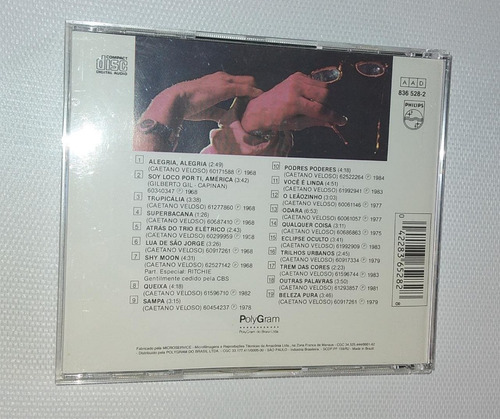 Cd O Melhor De Caetano Veloso - Sem Lenço, Sem... ( 17631 ) (Usado)