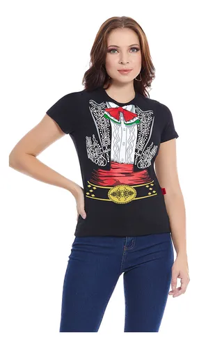Playera mariachi mujer clearance