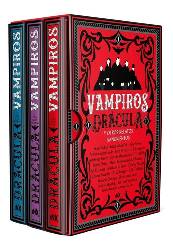 Vampiros Dracula  Stoker Y Otros Autores Tres Tomos Estuche