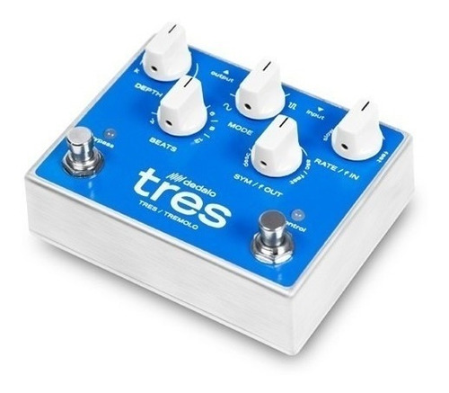 Imagen 3 de 9 de Pedal Efecto Guitarra Dedalo Trs-4 Tremolo- Tres Nuevo Trs-5
