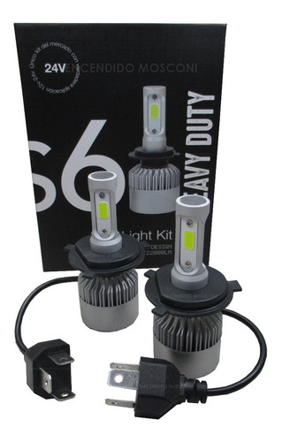 Kit Cree Led S6 Auto Alta Y Baja 12v 24v H4 22000lm 36w