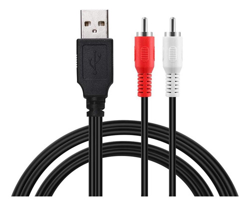 Cable De Huttek Usb A Rca, Cable Aux Aux De Audio Rca, Usb A