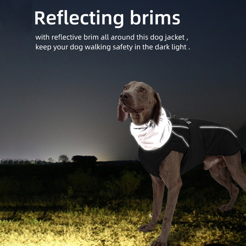Chaqueta De Invierno Para Perros, Abrigo Reflectante Cálido