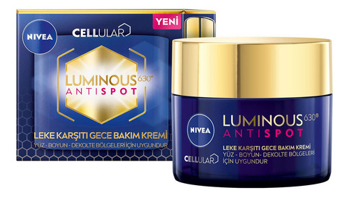 Nivea Cellular Luminous 630 Crema Nocturna Anti-manchas Osc.