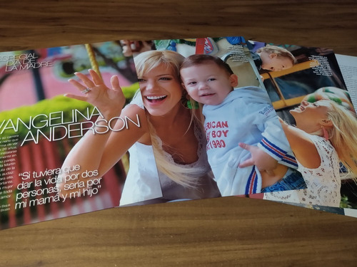 (ar225) Evangelina Anderson * Clippings Revista 4 Pgs * 2010 (Usado)