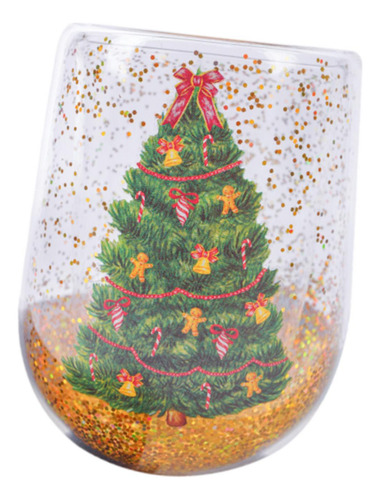 Taza De Cristal Con Forma De De Navidad, Taza De Té, Taza