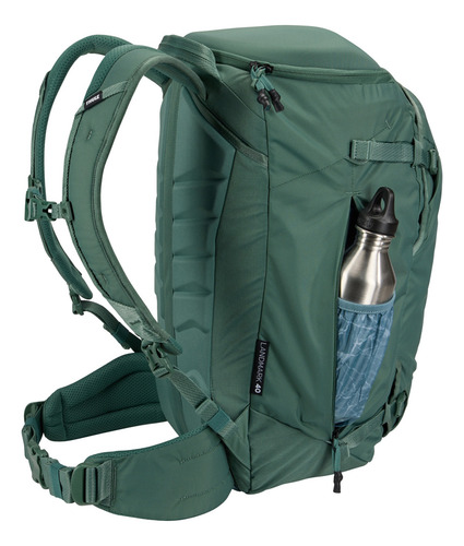 Mochila Para Viagem Ou Passeio Thule Landmark 40l Hazy Green Desenho Do Tecido Liso