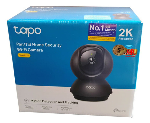 Tp-link Tapo C211 Cámara Seguridad 2k Wifi 360º Color Negro