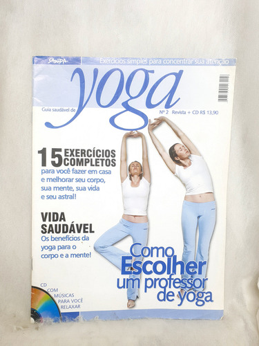 Guia Saudável De Yoga 2 15 Exercícios Completos + Cd (Usado)