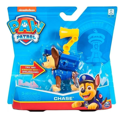 Figura Paw Patrol Chase Con Sonido - Imexporta