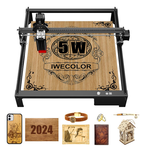 Iwecolor Grabador Laser, Maquina De Grabado Laser De Alta Pr