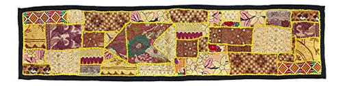 Tapestry Bohemio Vintage Indio Bordado Hecho A Mano