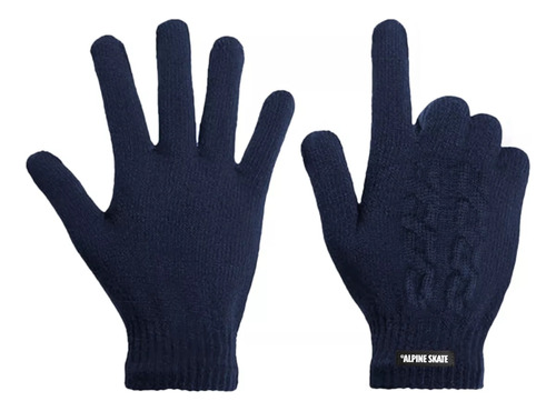 Guantes Alpine Skate Invierno Frío Abrigados Touchscreen