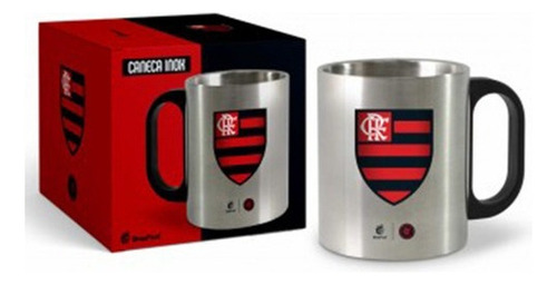Caneca Térmica Inox 300ml Produto Oficial Do Internacional Flamengo