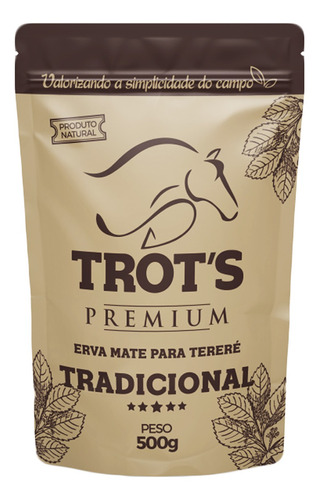 Erva Tereré Trot's 500g Pura Folha Burrito Tradicional Top