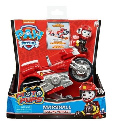 Imagem 2 de 5 de Patrulha Canina - Boneco Marshall E Moto Pups Deluxe - Sunny