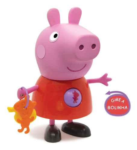 Boneco Peppa Com Atividades Peppa Pig - Elka