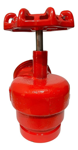 Válvula De Retenção Ranhurada Grooved 73mm Vermelha 0.625cm