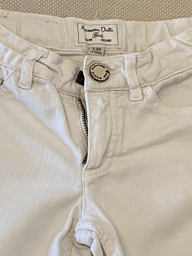 Short Massimo Dutti Niña Blanco 3/4