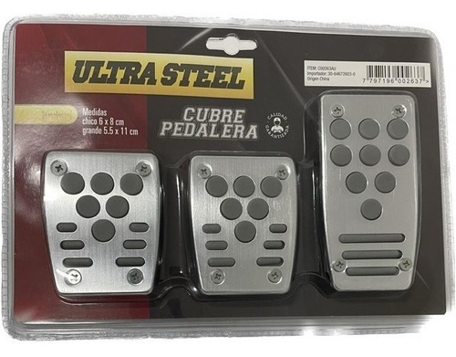 Cubre Pedalera Gris Ultrasteel 