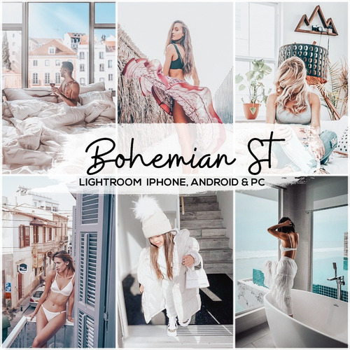 15 Bohemian Lightroom Presets Iphone & Pc | Filtro Instagram