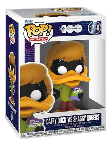 Funko Pop Pato Lucas Como Shaggy Rogers 1240 Looney Tunes