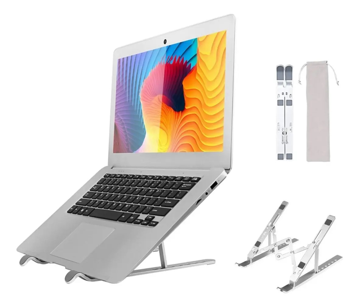 Base Soporte Portatil Aluminio Mac Macbook 10-16 Pulgadas Color 283165