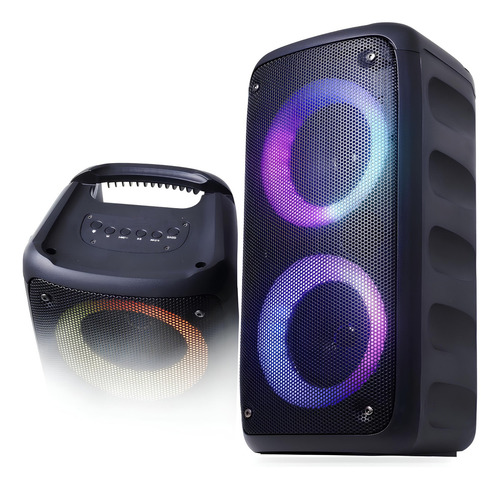 Caixa De Som Portátil Alto Falante Grande Potente 110/220v Com Microfone Caixa De Som Bluetooth Caixinha De Som Alta Caixa De Som Com 2 Alto Falantes Caixa De Som Residencial Caixinha Portatil Bluetoo