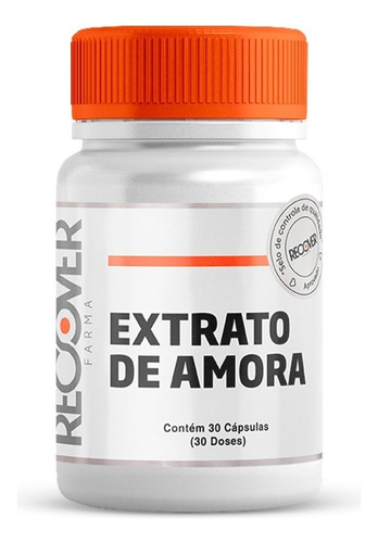 Extrato De Amora 500mg - 30 Cápsulas Sabor Natural