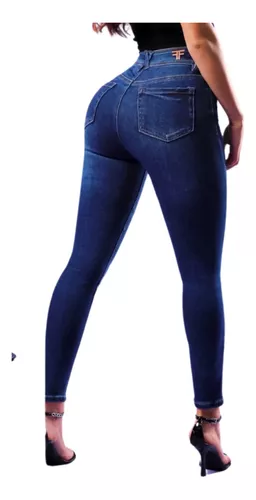 Jeans Dama Pantalones Mujer Mezclilla Premium Ajustado