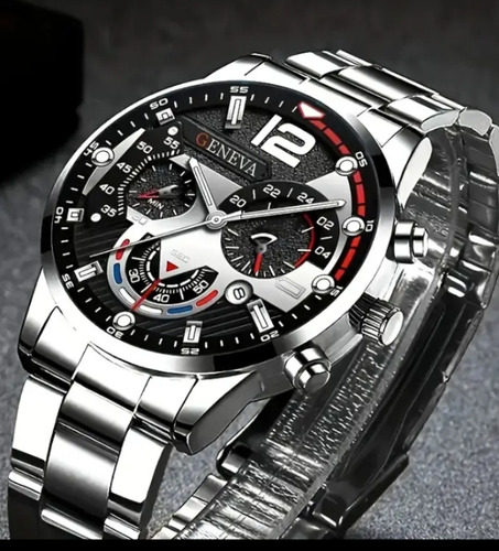 Reloj Hombre Acero Inoxidable Hebilla Gancho Generic