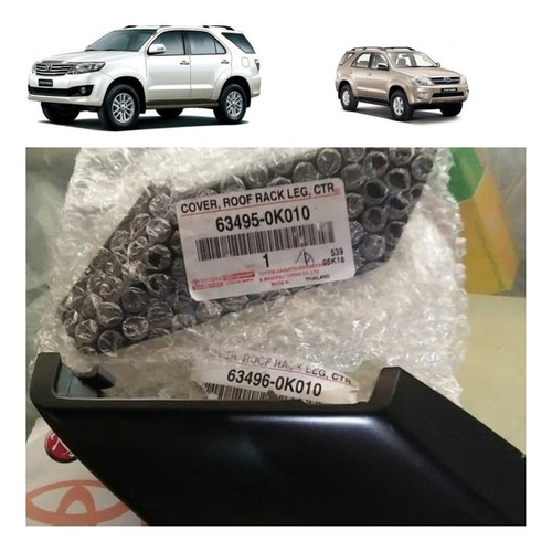 Tapa Parrilla Central  De Techo Toyota Fortuner 