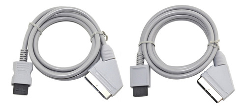 (b) Cable Rgb Scart De Vídeo Tv Av Para Wii Ntsc/pal/gam