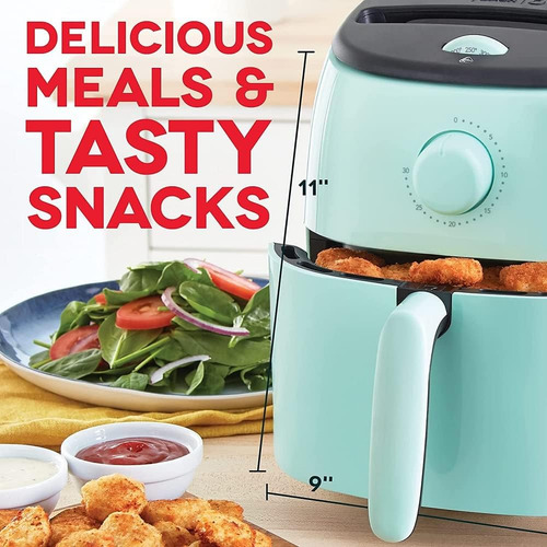 Freidora De Aire Dash Tasti-crisp 2.6qt Apagado Automatico