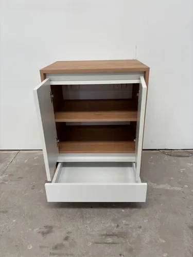Vanitory De Pie 50 Cm Para Bacha De Apoyo Mueble De Baño
