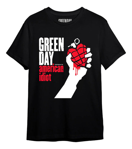 Camiseta Green Day Consulado Rock Of0219 American Idiot