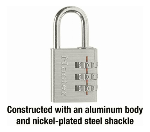 Master Lock 630d Candado Combinación 1-3/16 Inch
