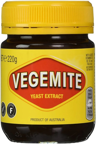 Vegemite De Australia, 220grs Paquete Con 1 Para Untar