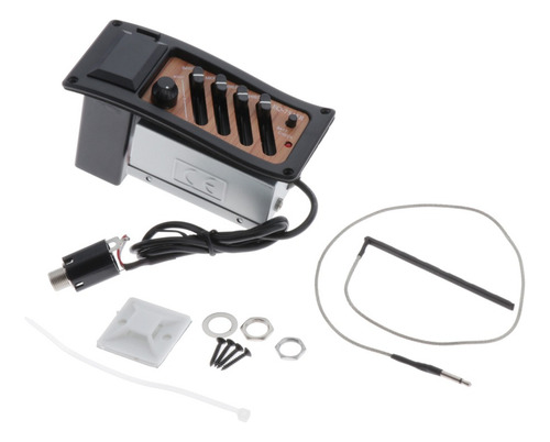 Pastilla De Guitarra Acústica Eq Ecualizador Pre-amp Kit De