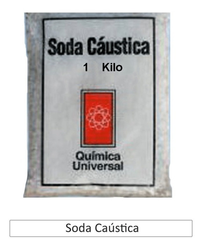 Soda Caustica 1kg Quimica Universal / Ferrepernos 